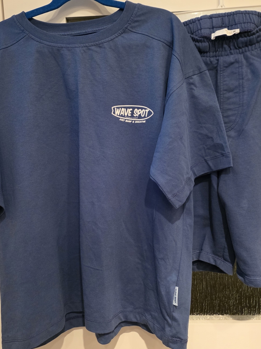 Zara -Boys Blue Cotton Short Set